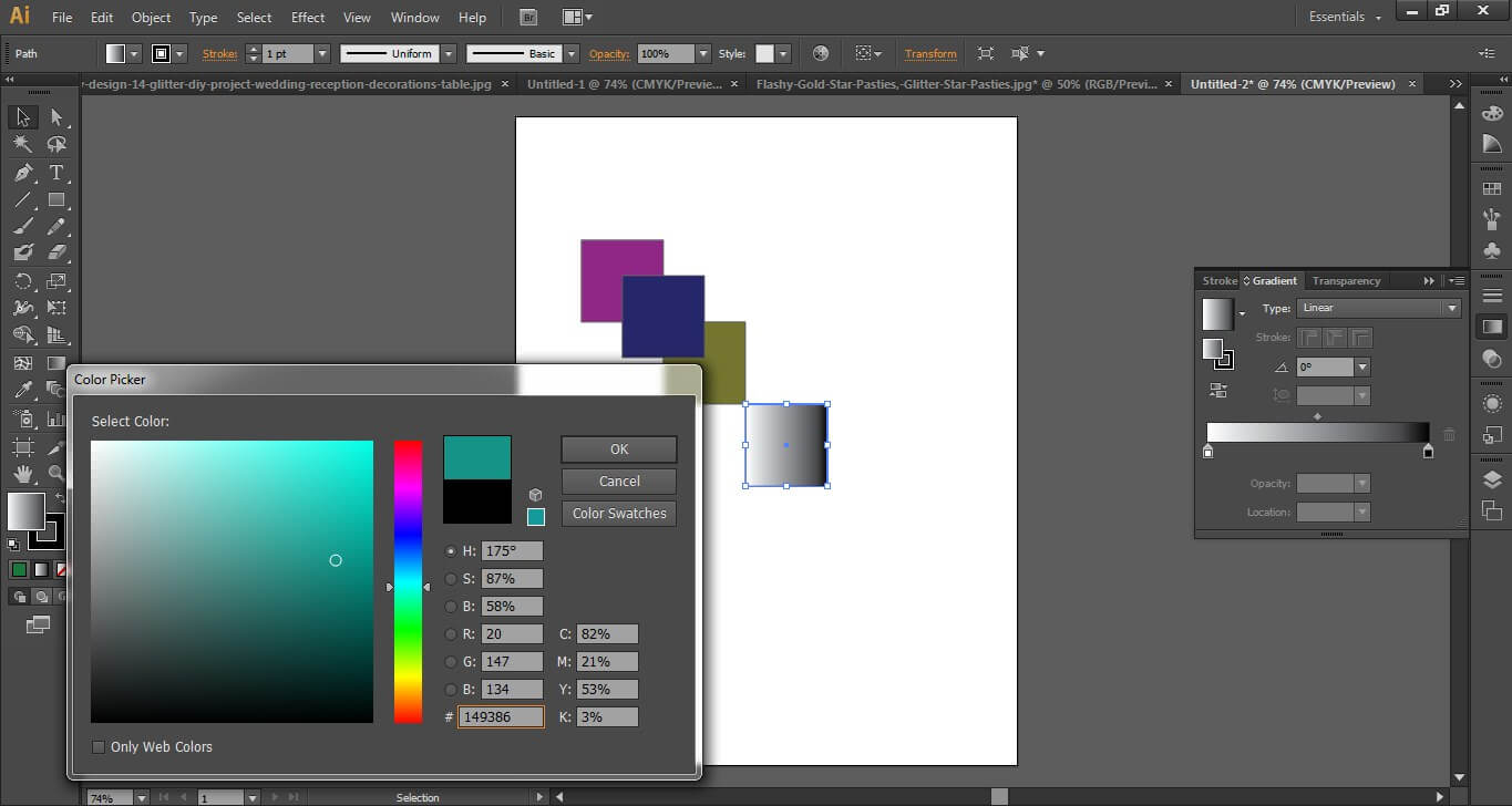 Adobe illustrator cs6 interface 
